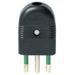 VIMAR SPA - VIW01021 Spina 2P+T 10A assiale nero