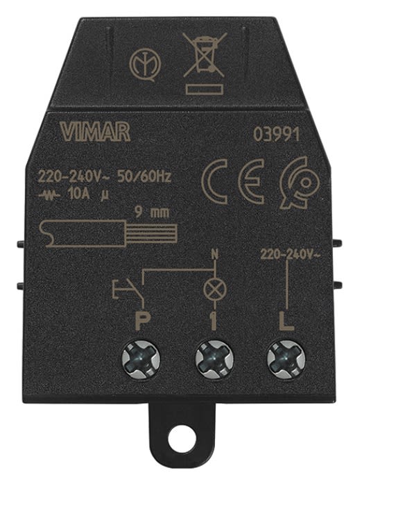 VIMAR SPA - VIW03991 Modulo relé ad impulsi Quid 10A