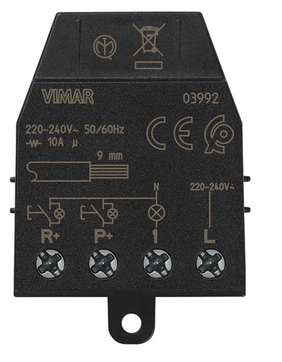 VIMAR SPA - VIW03992 Modulo relè ad imp. con reset Quid 10A