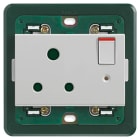 VIMAR SPA - VIW14215.SL Presa 2P+T 5A inglese interr. Silver