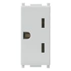 VIMAR SPA - VIW14247.SL Presa 2P+T 15A americano Silver