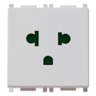 VIMAR SPA - VIW14248.SL Presa SICURY 2P+T 16A USA+EU Silver