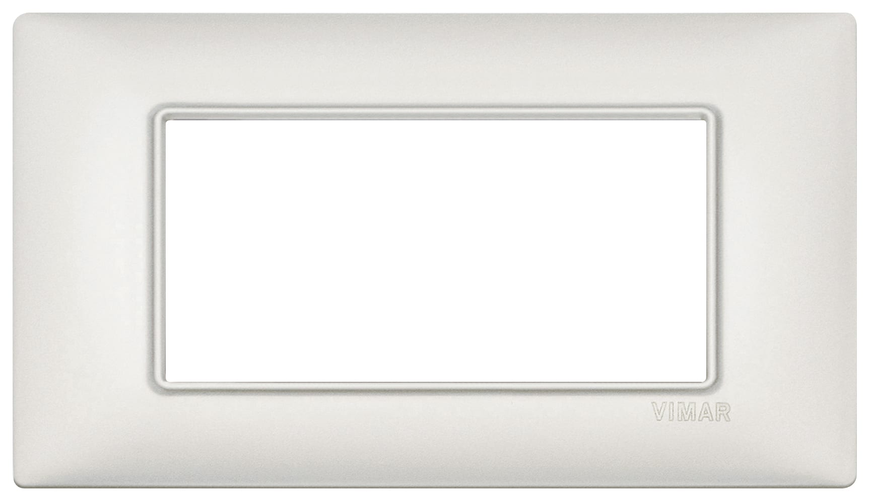 VIMAR SPA - VIW14654.75.01 PLACCA 4M ARGENTO PERLATO