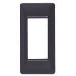 VIMAR SPA - VIW14666.05 Placca 1M pannelli nero