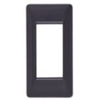 VIMAR SPA - VIW14666.05 Placca 1M pannelli nero