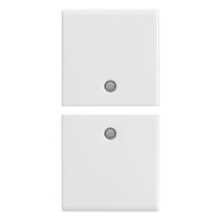VIMAR SPA - VIW14751 Due mezzi tasti 1M neutro pers. bianco