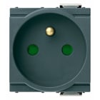 VIMAR SPA - VIW17042 Presa SICURY 2P+T 16A francese grigio
