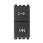 VIMAR SPA - VIW19058 Due pulsanti indipend. NO+NC 10A grigio