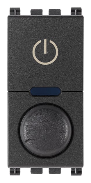 VIMAR SPA - VIW19136.1 Dimmer MASTER rot.230V universale grigio