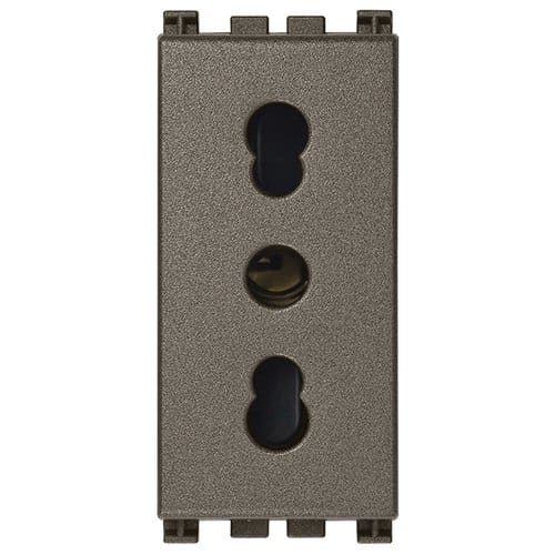 VIMAR SPA - VIW19203.M Presa 2P+T 16A P17/11 Metal