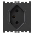 VIMAR SPA - VIW19226 Presa SICURY 2P+T 10A svizzero 13 grigio