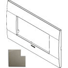 VIMAR SPA - VIW19654.08 Placca Classic 4M acciaio spazzolato