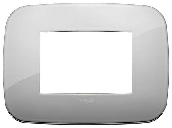 VIMAR SPA - VIW19683.28 Placca Round 3M cromo