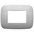 VIMAR SPA - VIW19683.30 Placca Round 3M nichel matt