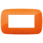 VIMAR SPA - VIW19684.63 Placca Round 4M Reflex orange