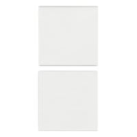 VIMAR SPA - VIW19751.0.B Due mezzi tasti 1M fissi neutri bianco