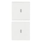 VIMAR SPA - VIW19751.B Due mezzi tasti 1M neutro pers. bianco