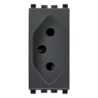 VIMAR SPA - VIW20265 Presa SICURY 2P+T 20A brasiliano grigio