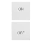 VIMAR SPA - VIW20751.1.B Due mezzi tasti 1M simboli ON/OFF bianco