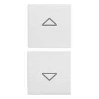 VIMAR SPA - VIW20751.2.B Due mezzi tasti 1M simboli frecce bianco