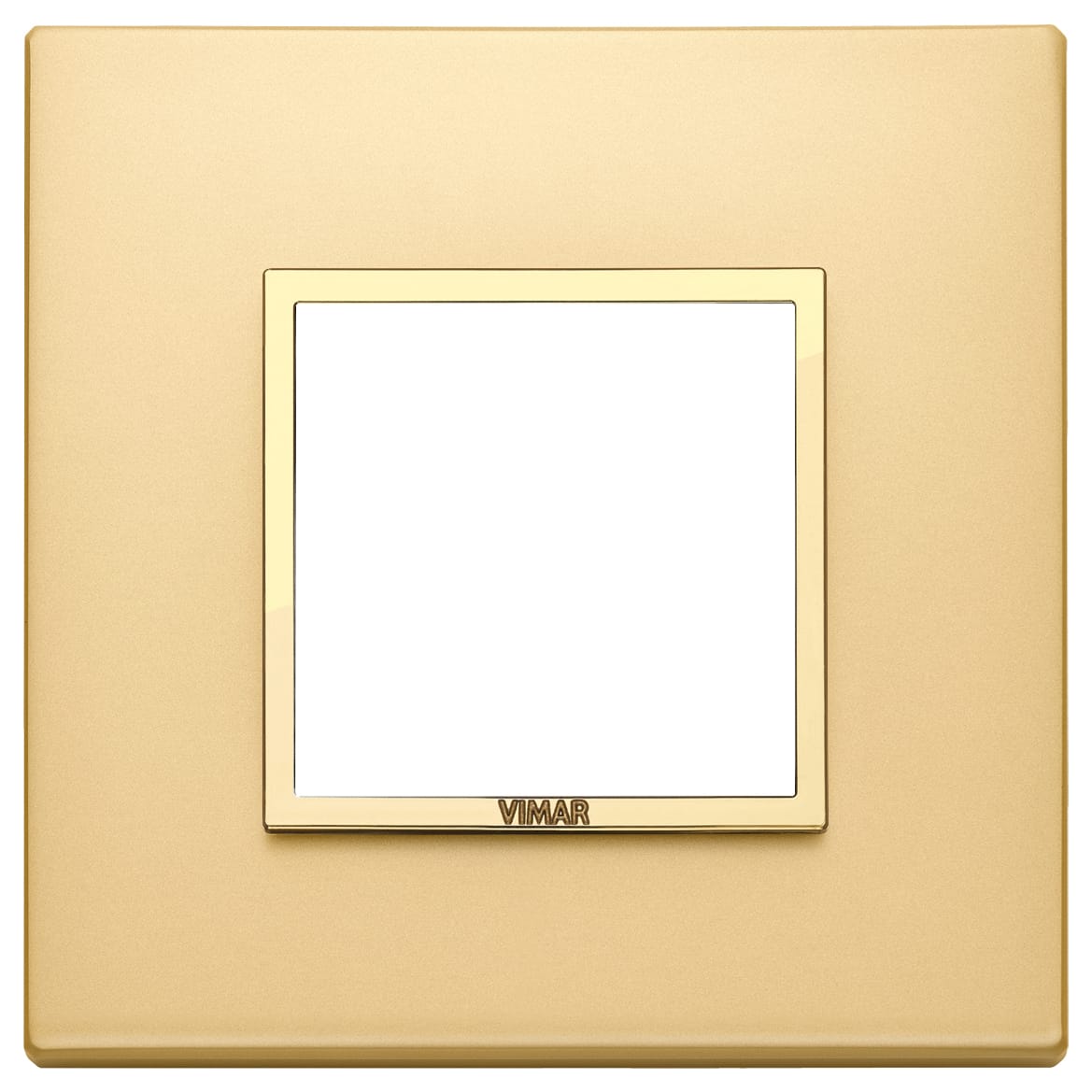 VIMAR SPA - VIW21642.G10 Placca 2M oro totale satinato
