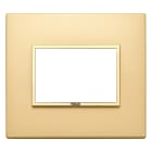 VIMAR SPA - VIW21653.G10 Placca 3M oro totale satinato