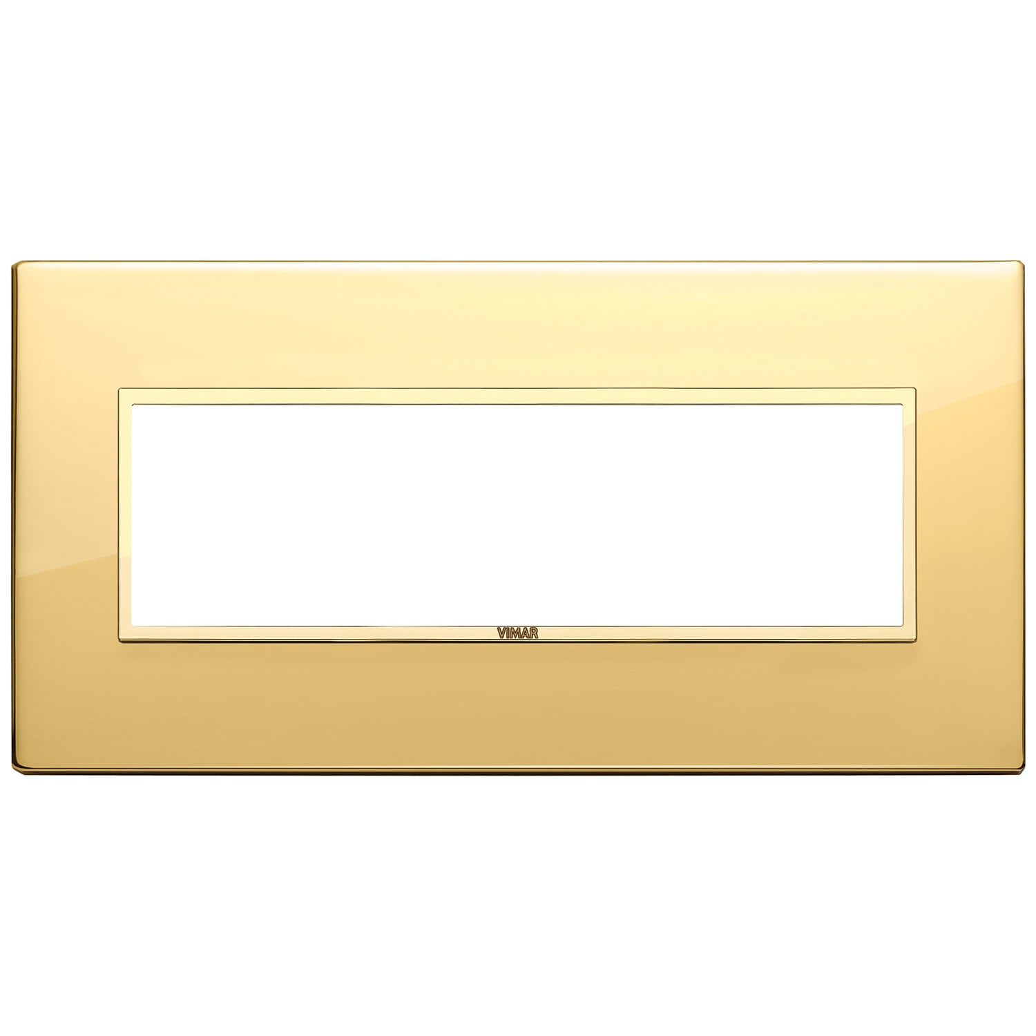 VIMAR SPA - VIW21657.G09 Placca 7M oro totale lucido