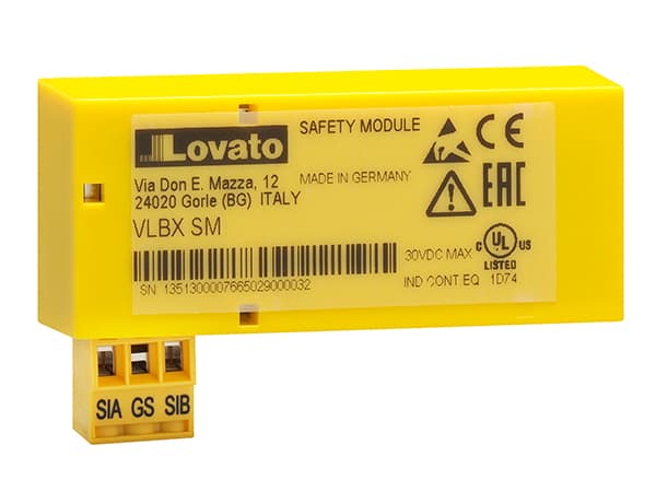 LOVATO LOVVLBXSM MODULO DI SICUREZZA PER VLB