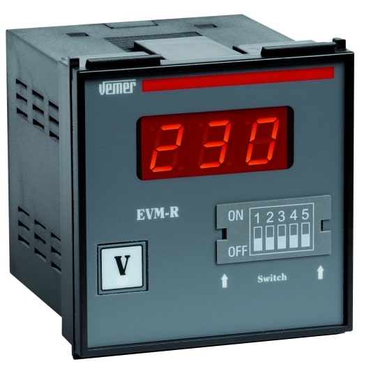 VEMER SPA VEMVM293800 EVM-R VOLT./AMP. 600V-X/5AAC 230VAC