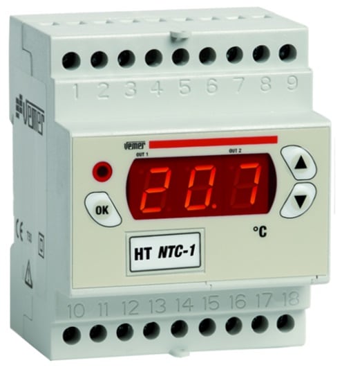 VEMER SPA VEMVM637600 HT NTC-1DA TERMOREGOLATORE 24/230 VAC