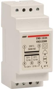 VEMER SPA VEMVN312500 TMD 15/12 TRASF. 15VA DIS. 230/0-8-12VAC