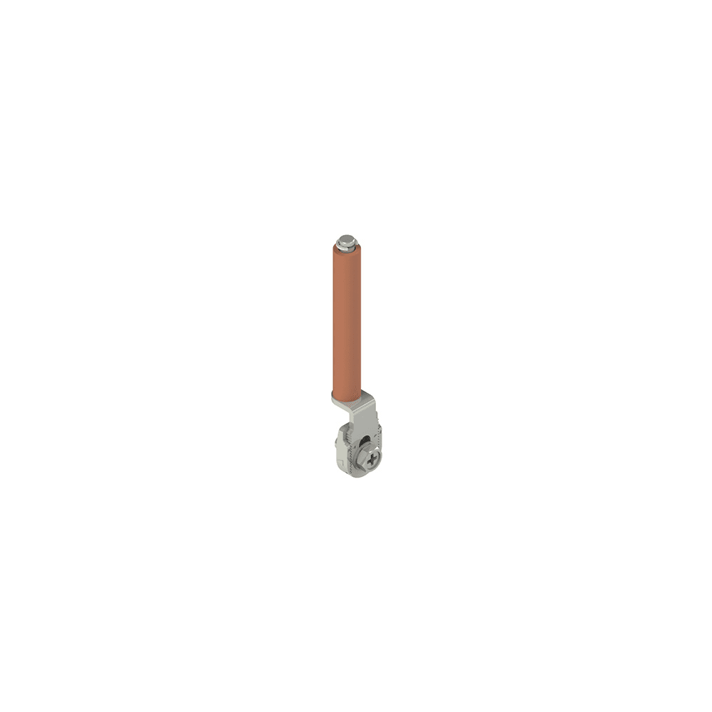 PIZZATO ELETTRICA PZZVN A00LP LEVA GIREVOLE IN METALLO CON RULLO PORCE