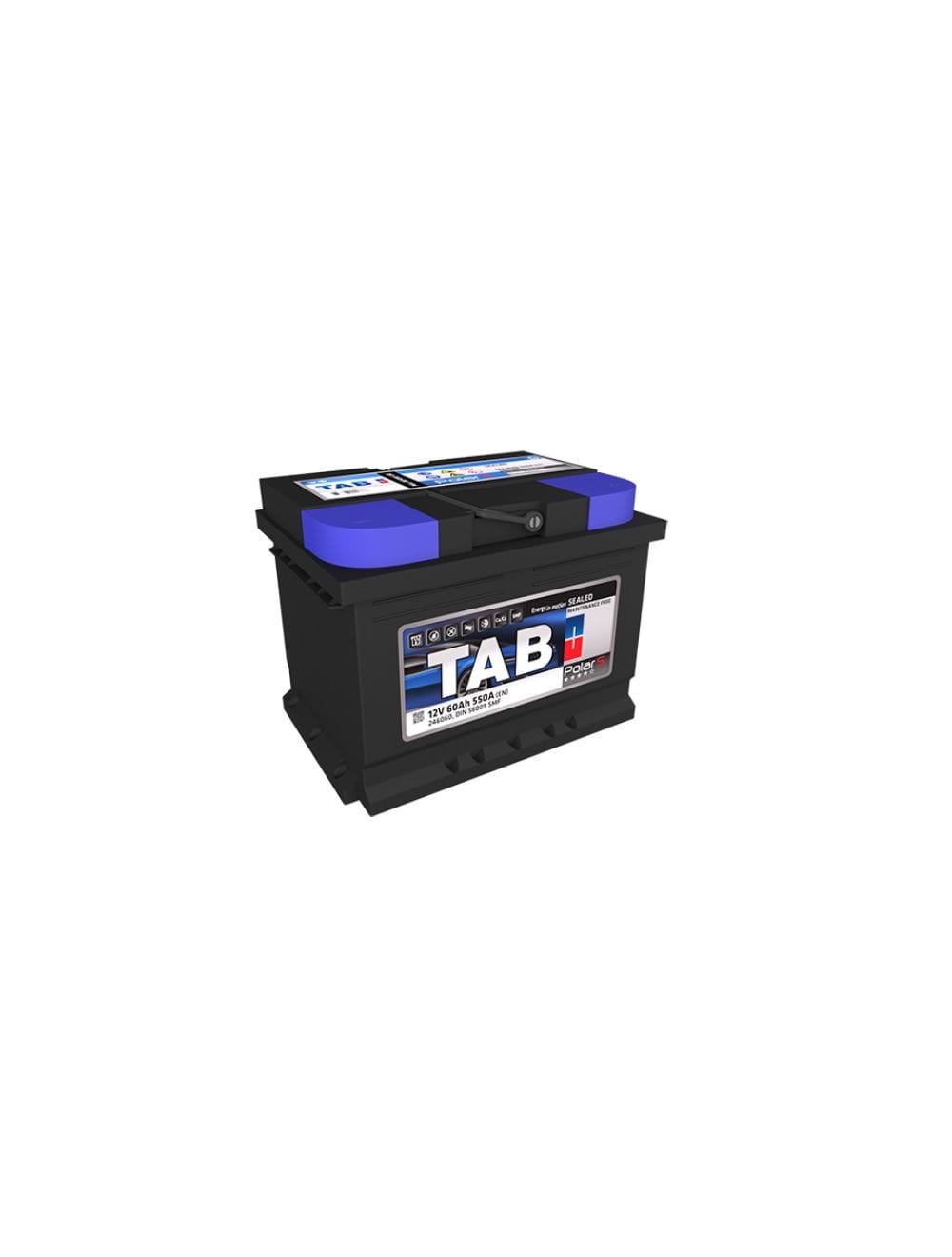 CAR SERVICE SRL CASVP62L2B BATTERIA D59 60AH 242X175X175