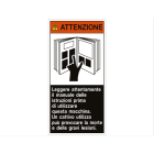 CEMBRE SPA - CEM2613300-P ETICH.VS-I133 X IMP.ELET.125X62 PORTOGHE