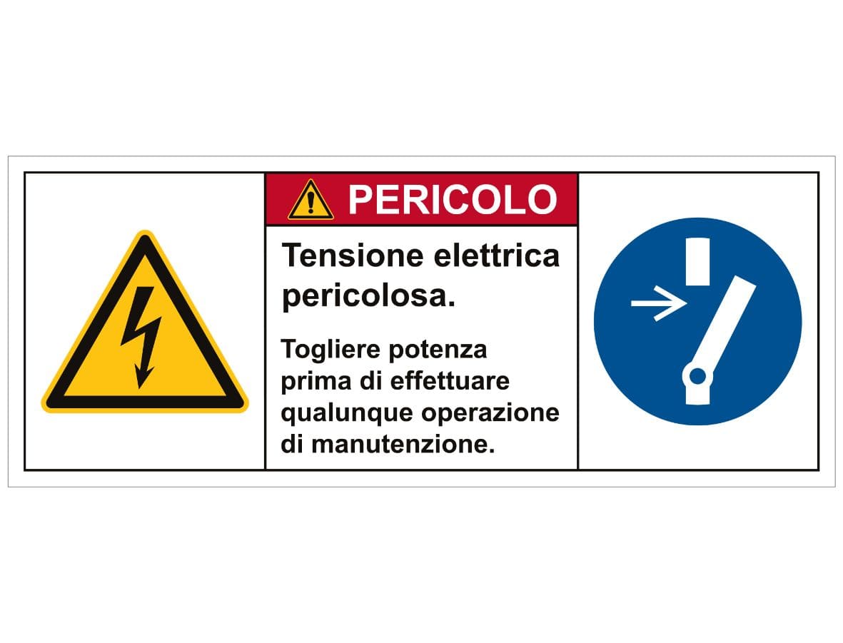 CEMBRE SPA CEM2613500-E ETICH.VS-I135 PER IMP.ELETTR.62X155 SPAG