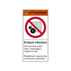 CEMBRE SPA - CEM2614700-GB ETICH.VS-I147 PER IMP.ELETTR.62X125 INGL