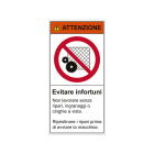 CEMBRE SPA - CEM2614700-GB ETICH.VS-I147 PER IMP.ELETTR.62X125 INGL