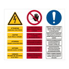 CEMBRE SPA - CEM2615000 ETIC.VS-I150 IMP.ELETTR.150X180MM IN LINGUE