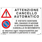 CEMBRE SPA - CEM2615301AR TARG.ALL.VS-I153 200X300 MM.CANCELLO ELE