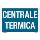 CEMBRE SPA - CEM262101NAR TARGA IN ALLUMINIO, TESTO "CENTRALE TERMICA"