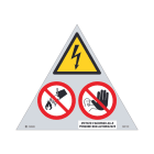 CEMBRE SPA - CEM268911AR TARGA ALL.VS-I89 B=350 MM SIMBOLI