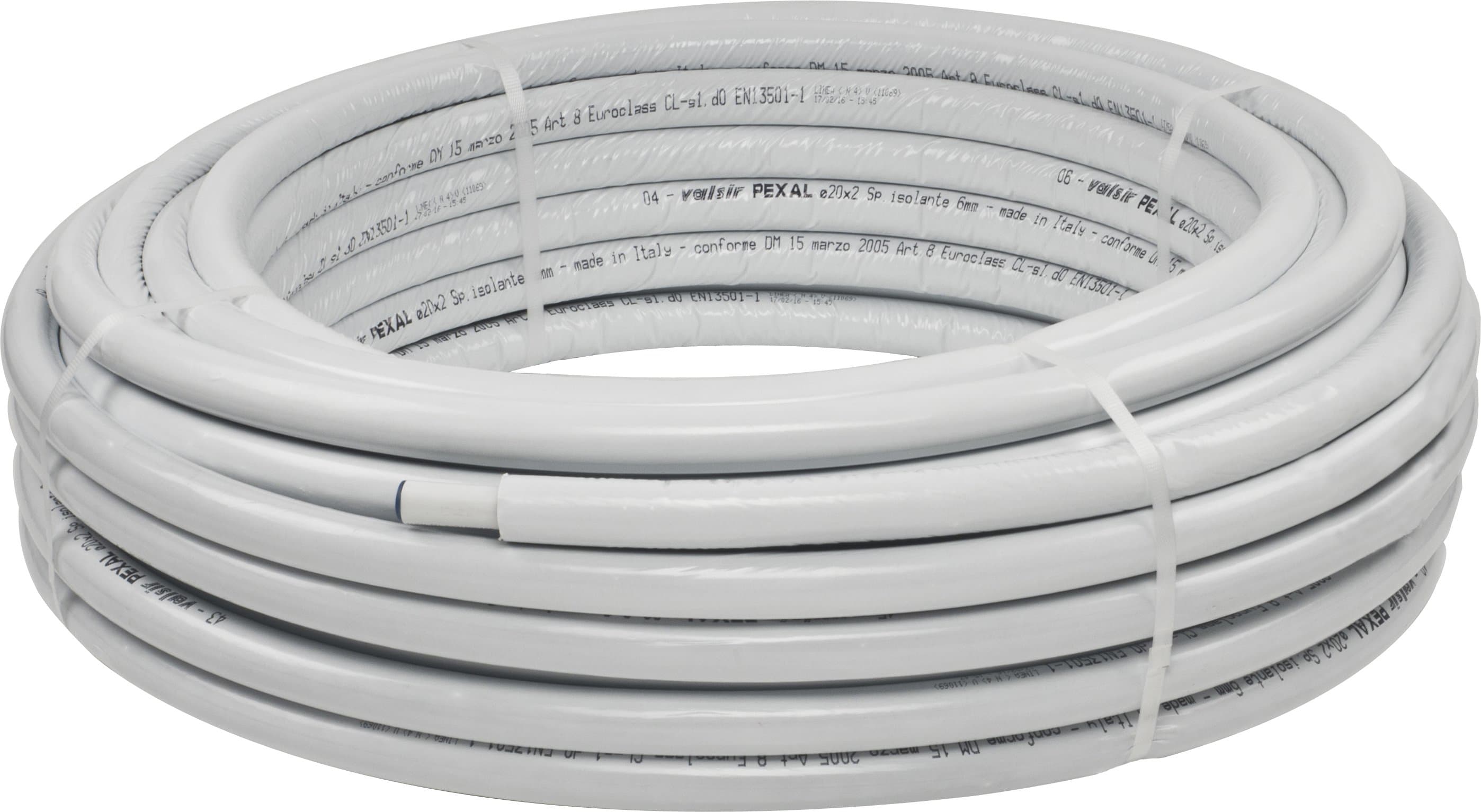 VALSIR - VALVS0100212 PEXAL D.20X2,5 ISOLATO 6MM GRIGIO MT25