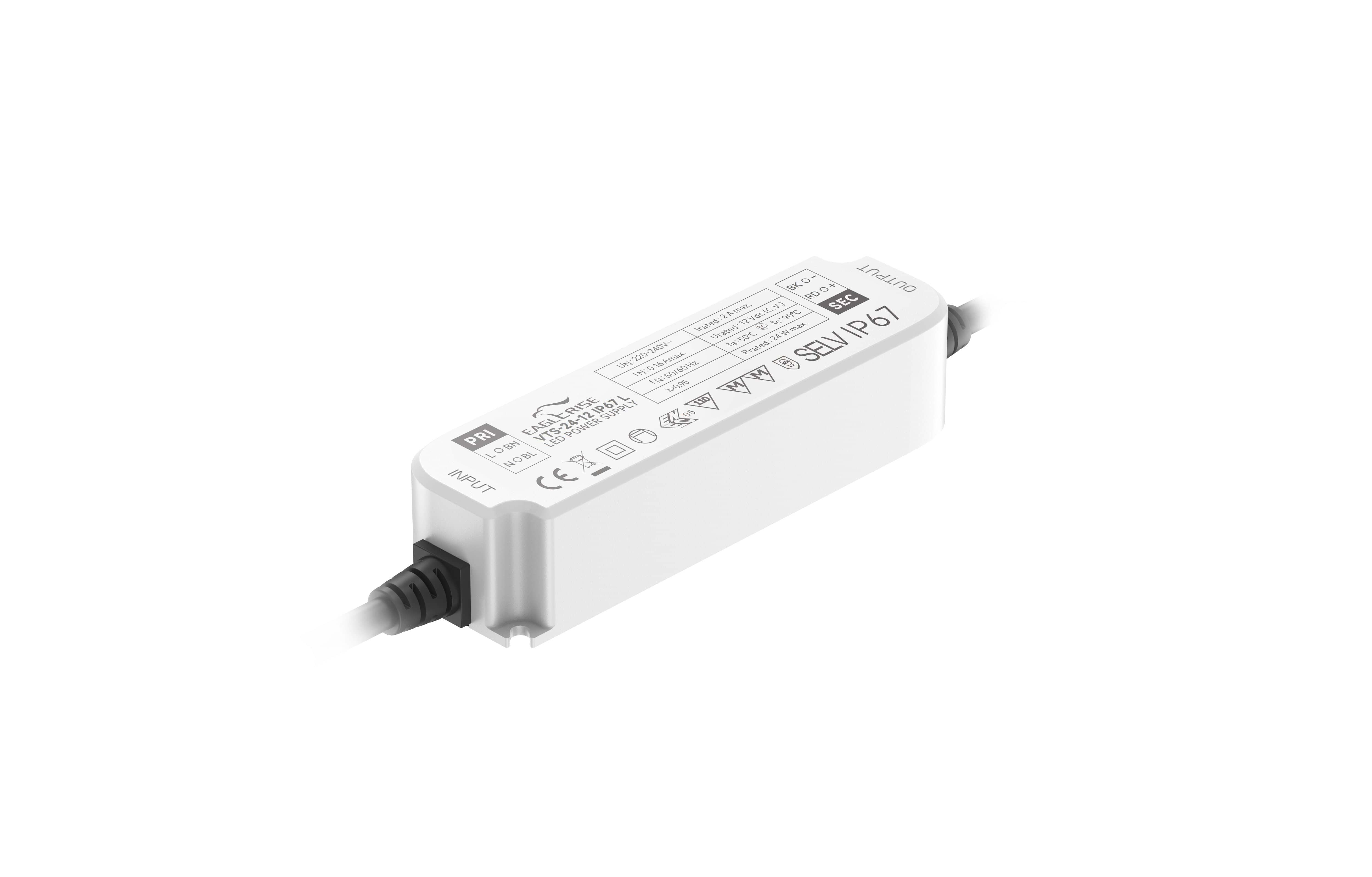 DIGIMAX SRL DIXVTS-24-24 IP67 L DRIVER TENSIONE COSTANTE 24V 24W IP67 D.