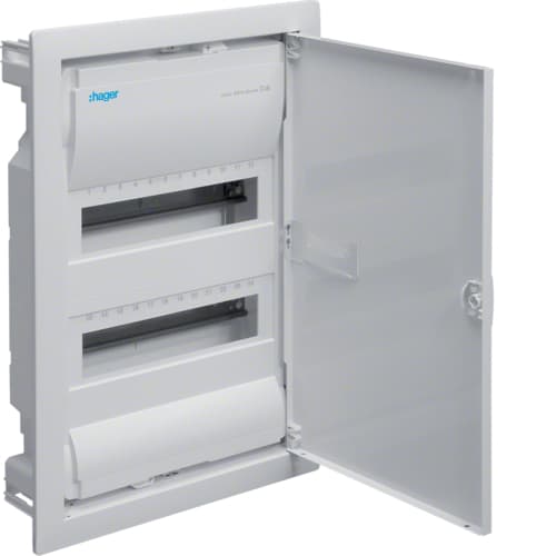 HAGER BOCCHIOTTI HBZVU24NC Kleinv.,Volta,UPV,2x12PLE,IP30
