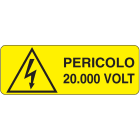 OCMEI SRL OCMW012-361-AD ETIC.ADES.350X125MM PERICOLO 20.0