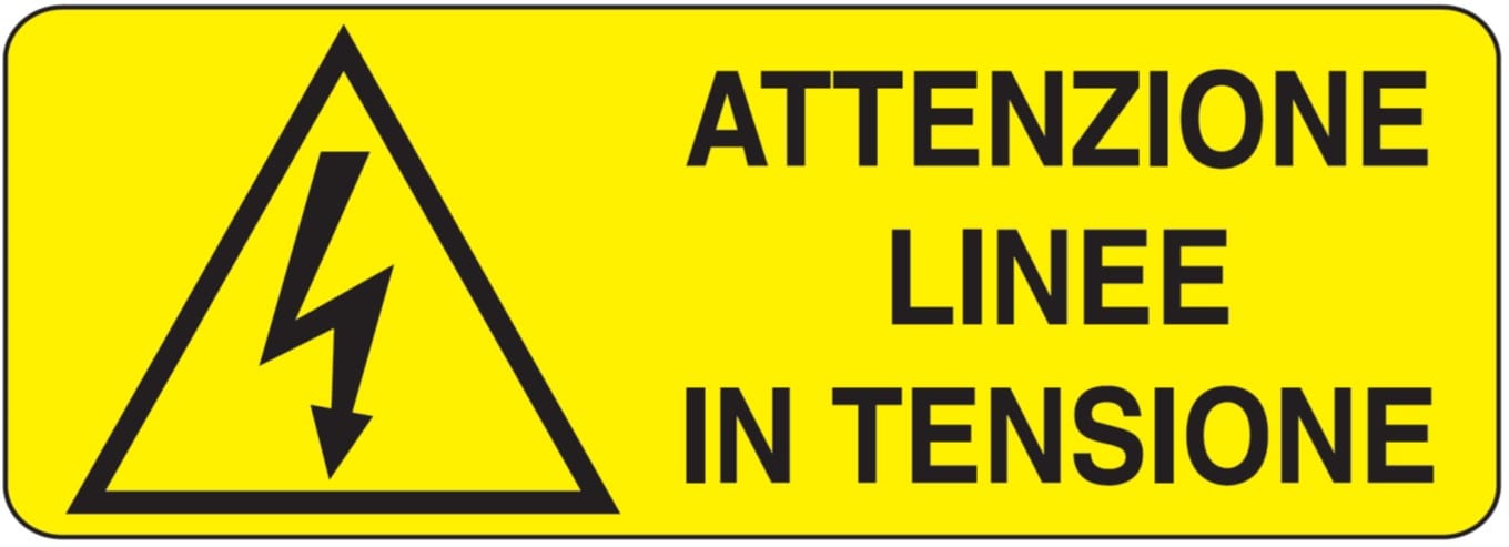 OCMEI SRL - OCMW012-366-A CART.PERICOLO F.TO MM 350X125