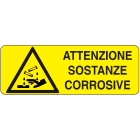 OCMEI SRL - OCMW023-341-A CART.350X125MM SOSTANZE CORROSI