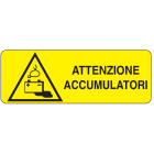 OCMEI SRL OCMW026-451-A CART.350X125MM ATTENZIONE ACCUM