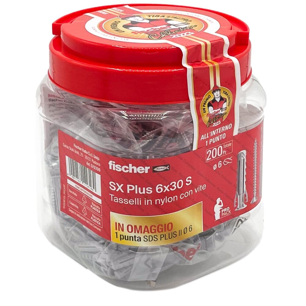 FISCHER ITALIA FIS00570206 SX PLUS 6X30 S BARATTOLO 200PZ
