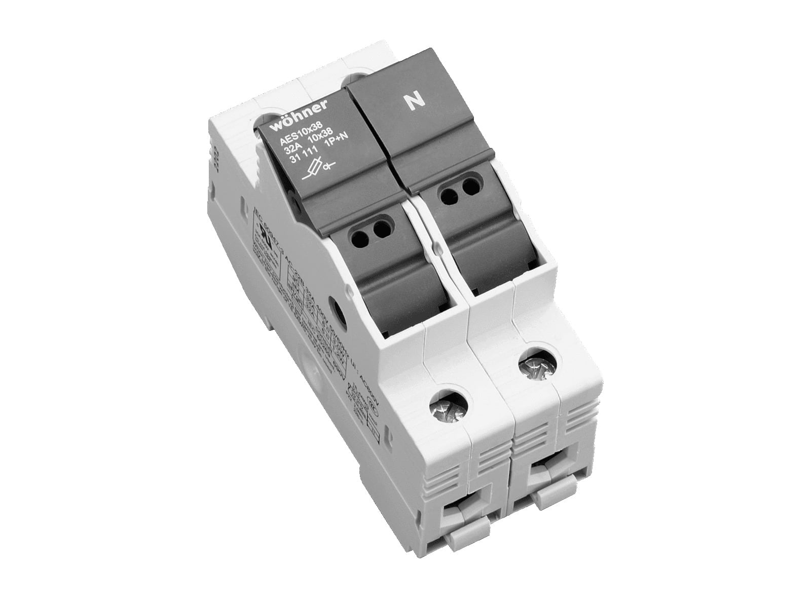 WOEHNER ELECTROTECHN - WOH31111000 AMBUS X FUS. 10X38, 1P+N